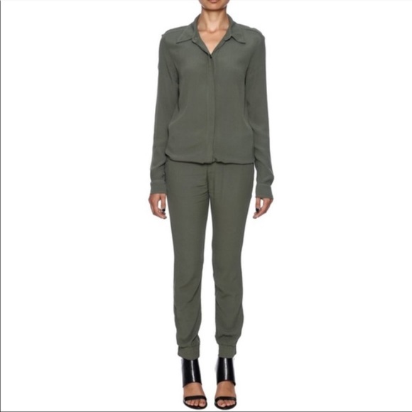 Monrow Crepe Long sleeve jumpsuit - Picture 2 of 8